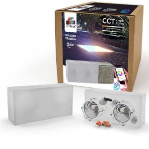 LedBruk świecąca kostka brukowa LED Holland 20x10cm CCT
