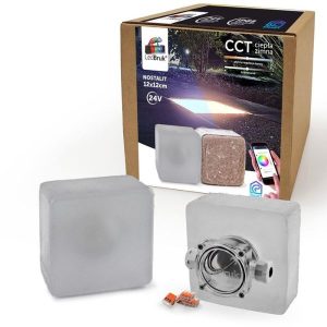 LedBruk świecąca kostka brukowa LED Nostalit 12x12cm CCT