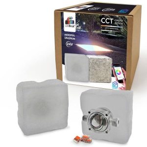 LedBruk świecąca kostka brukowa Akropol 14x14cm CCT