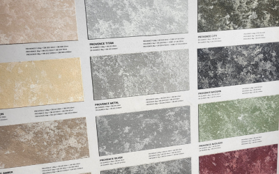 Glinka wenecka Provence jako tynk dekoracyjny na ścianę